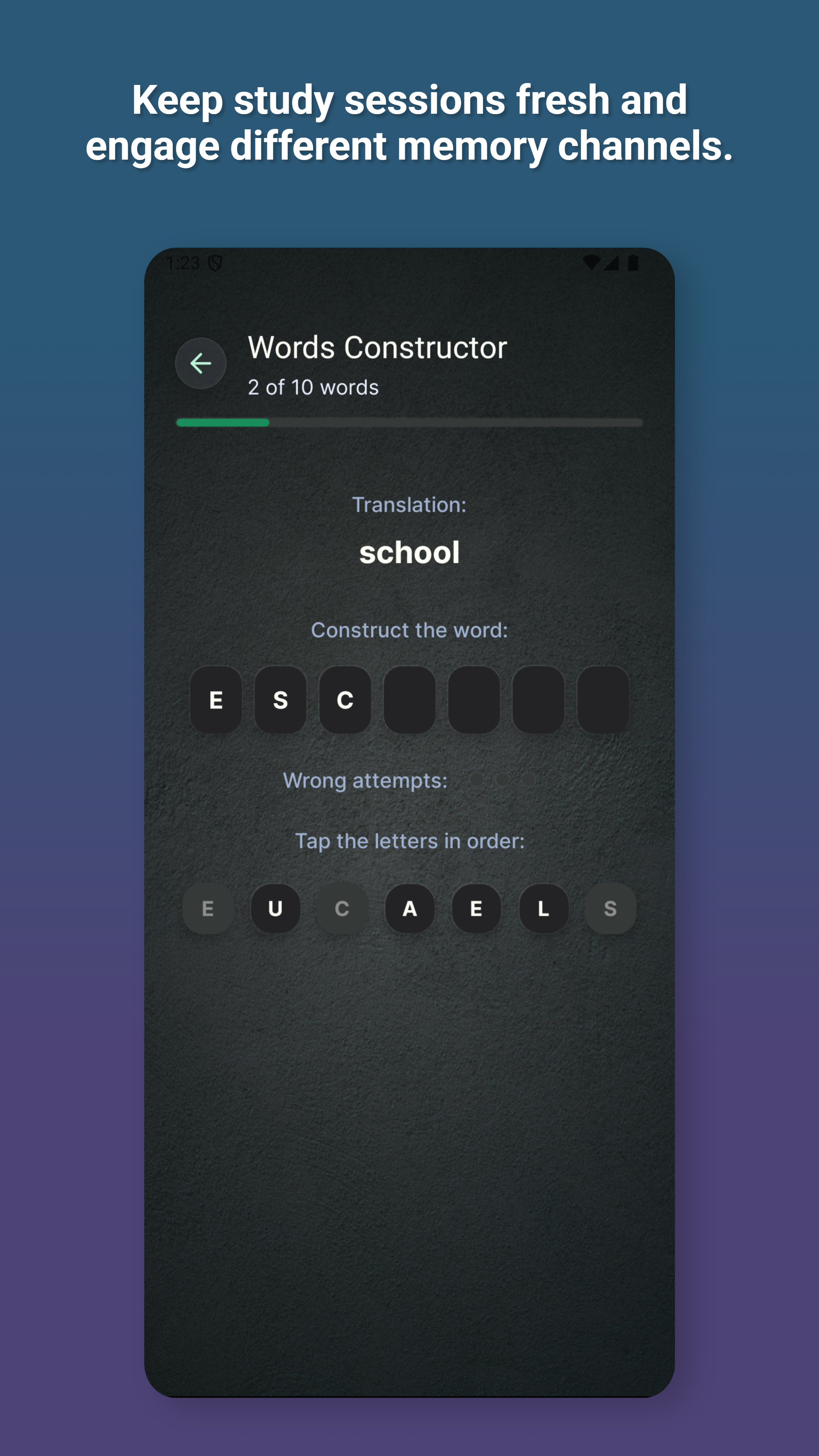 Média Paraword - Application d'apprentissage du vocabulaire 7