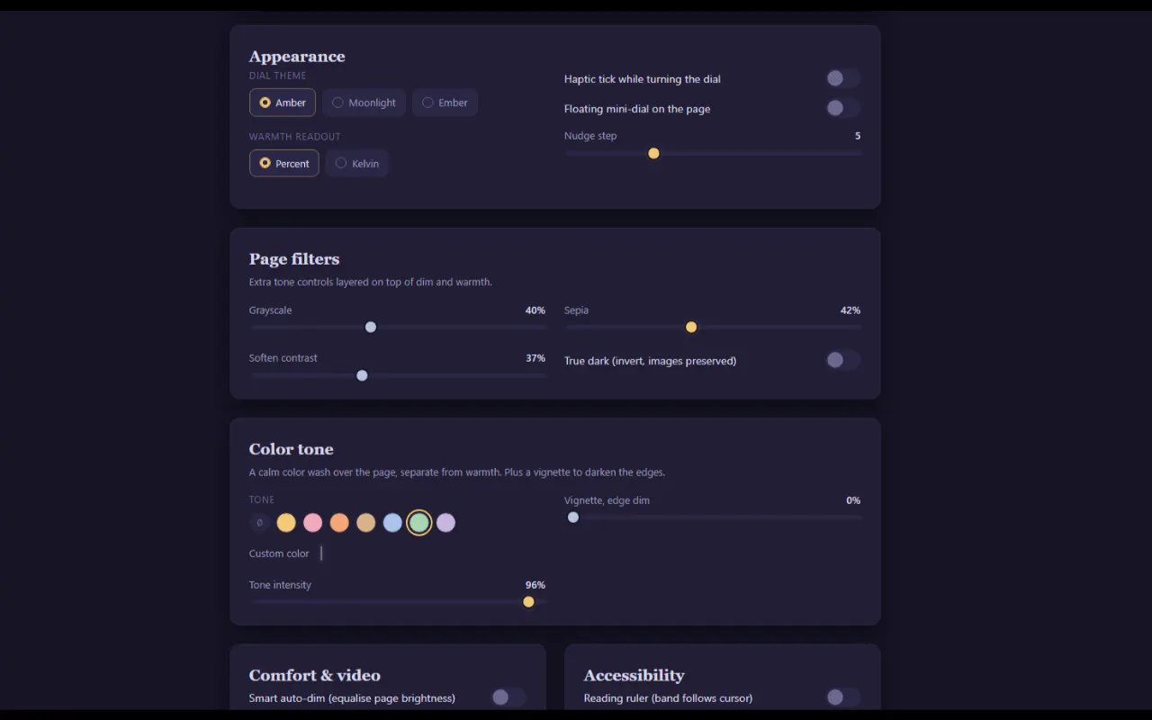DIM · Screen Dimmer & Gradient Overlay gallery image