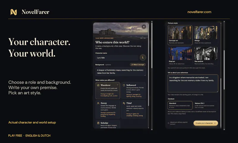 NovelFarer | text RPG screenshot 6