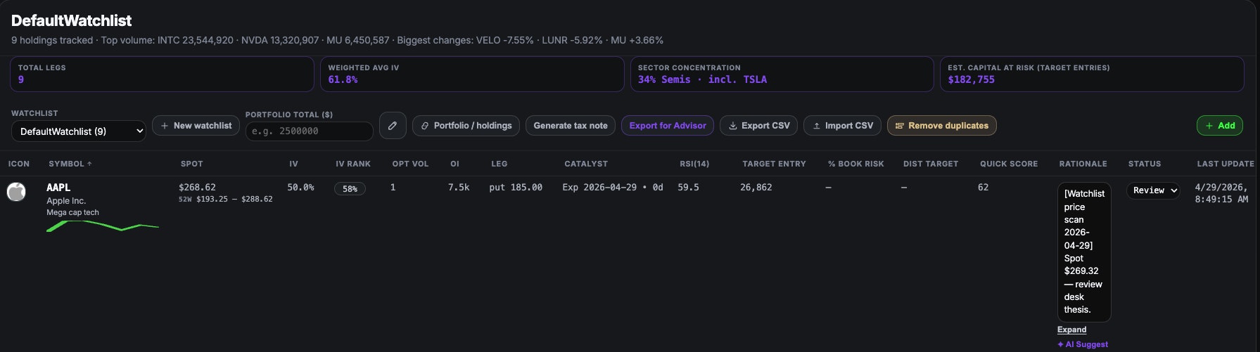 xFinance – xAI Options OS for HNWI gallery image