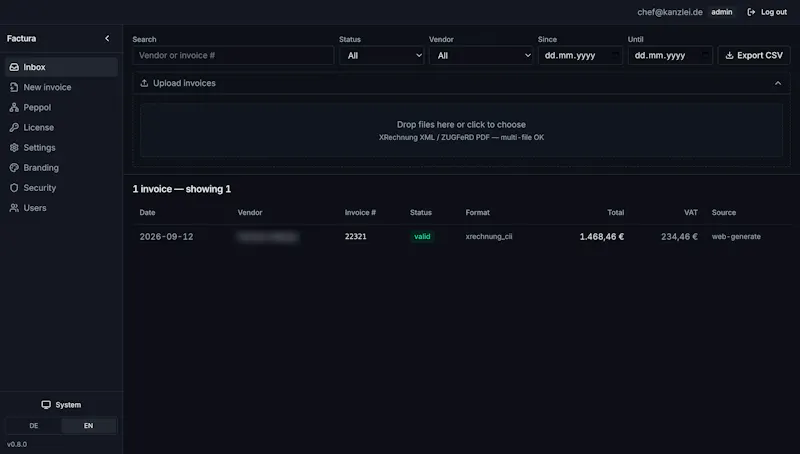 Factura screenshot 6