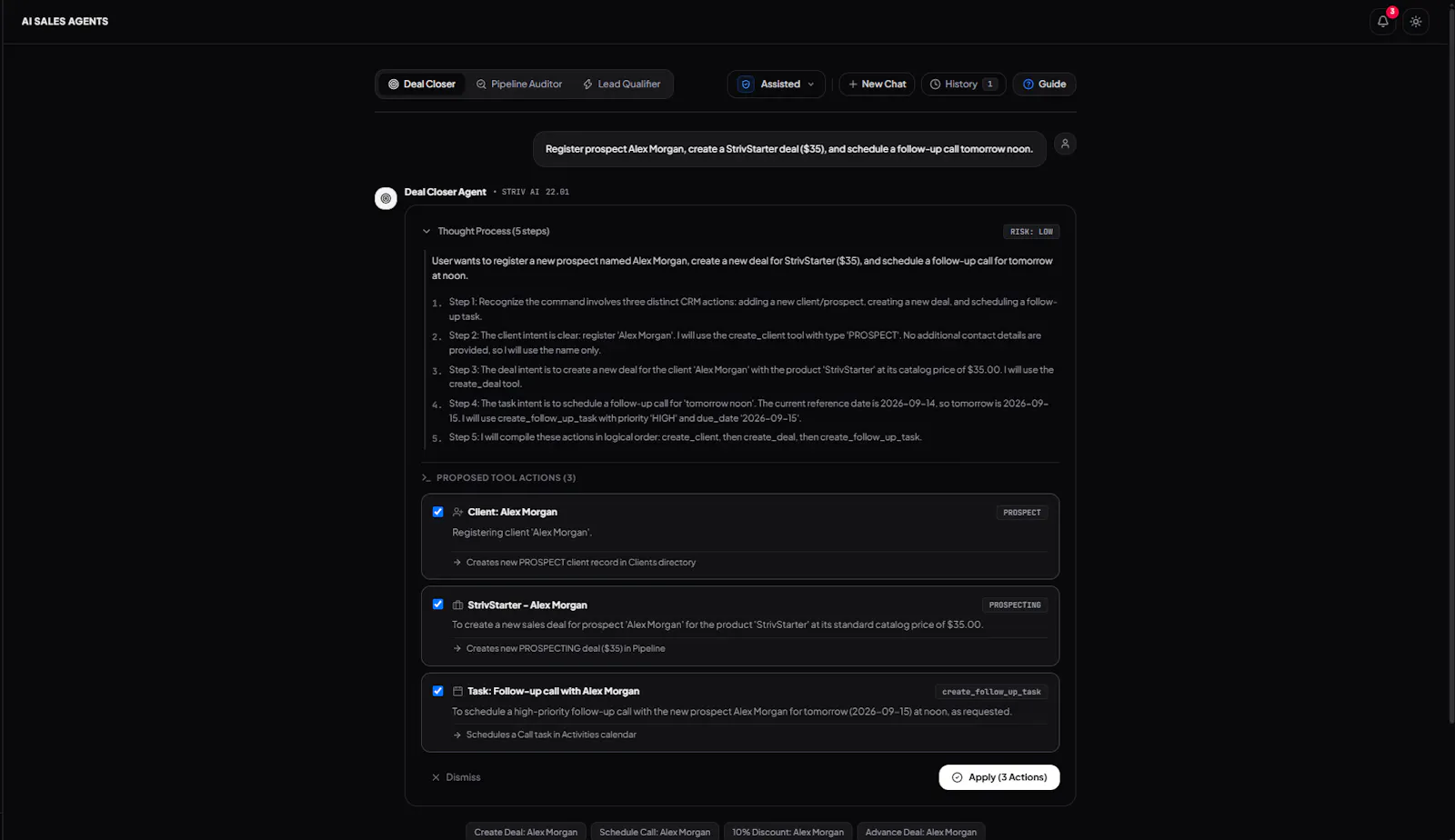 Striv CRM screenshot 1
