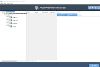 Aryson Opera Mail Backup Tool gallery image