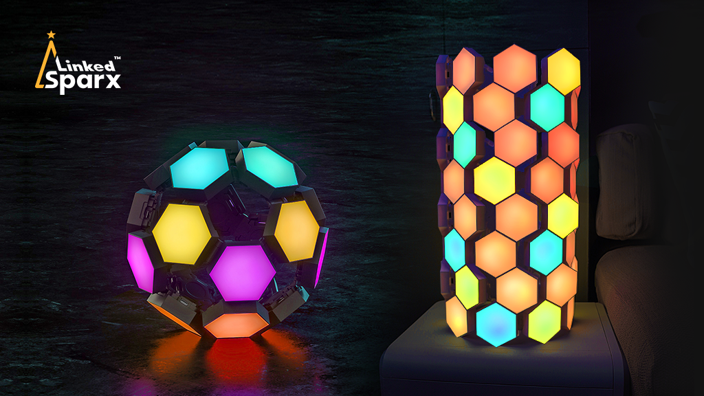 SYRO-Bricks: Smart 3D Hexagon Lights gallery image