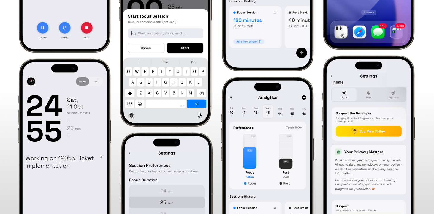Pomidor: Focus & Rest Timer - Screenshot 3 preview