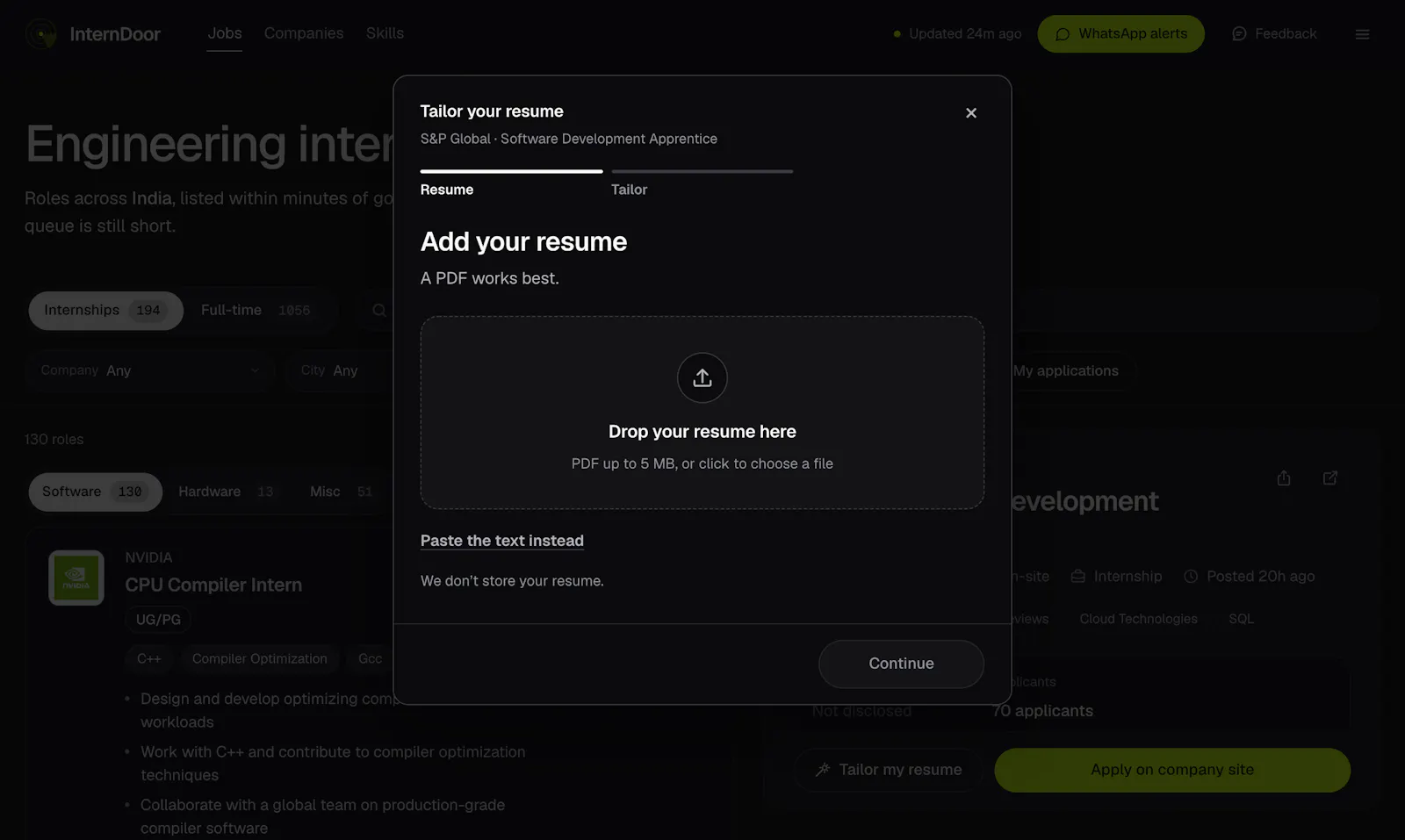InternDoor screenshot 3