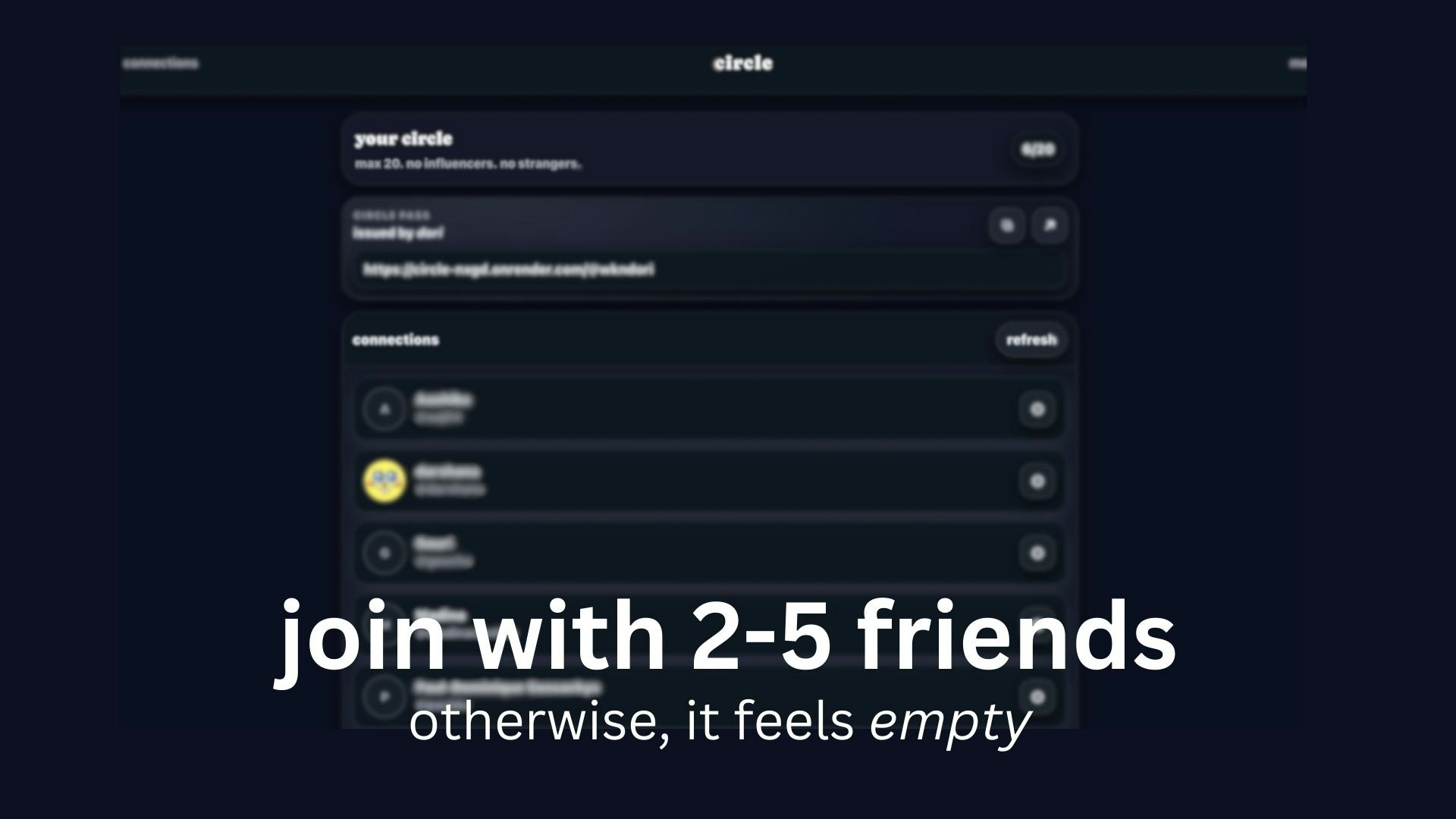 Circle - Screenshot 3 showing product features and functionality