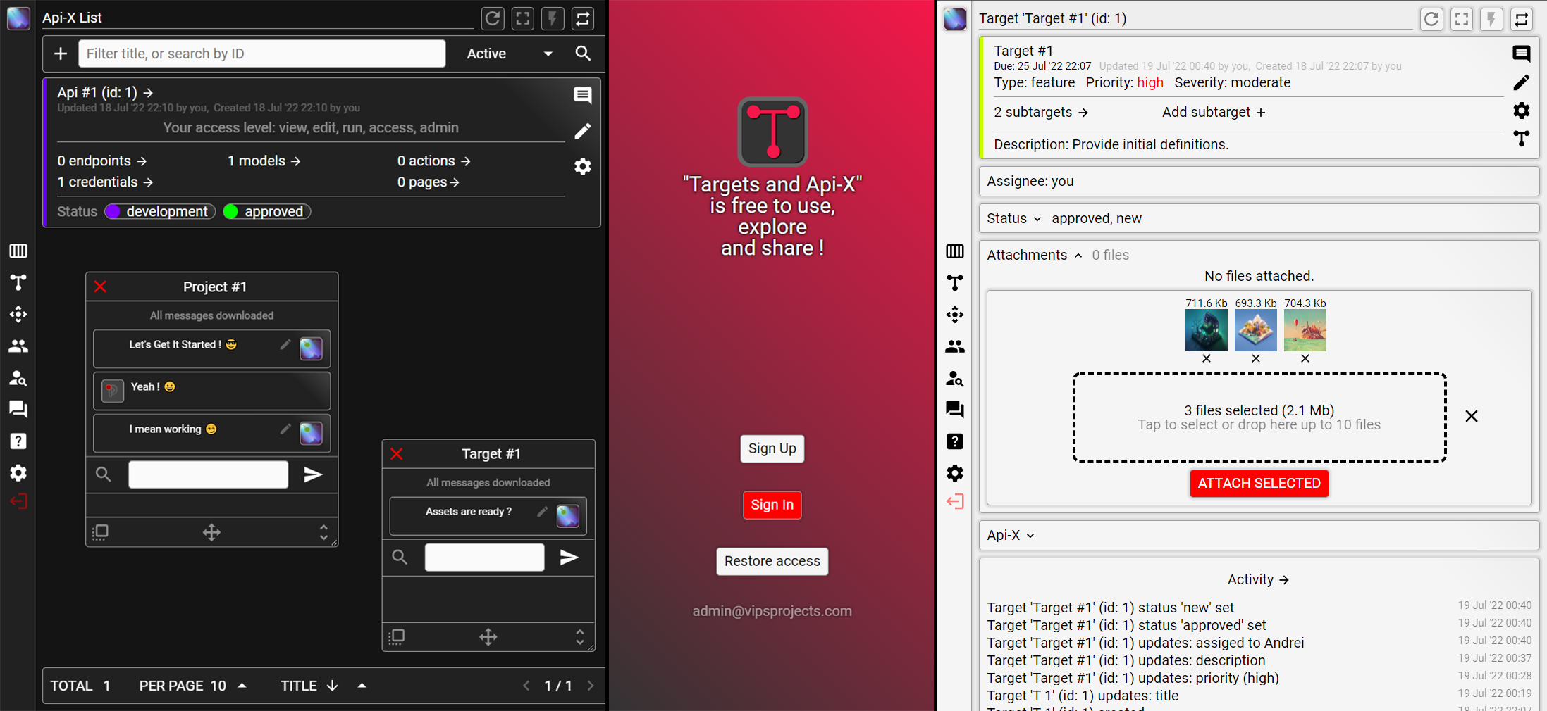 Targets and Api-X gallery image