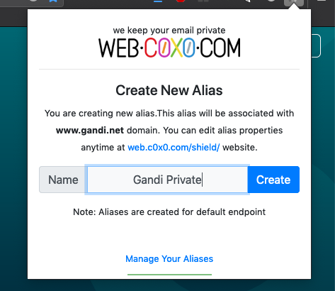 e-mail privacy extension gallery image