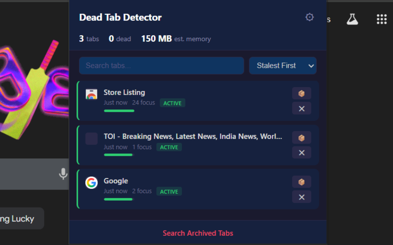 Dead Tab Detector gallery image