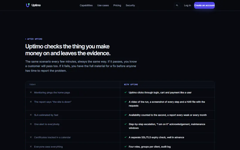 Uptimo screenshot 7