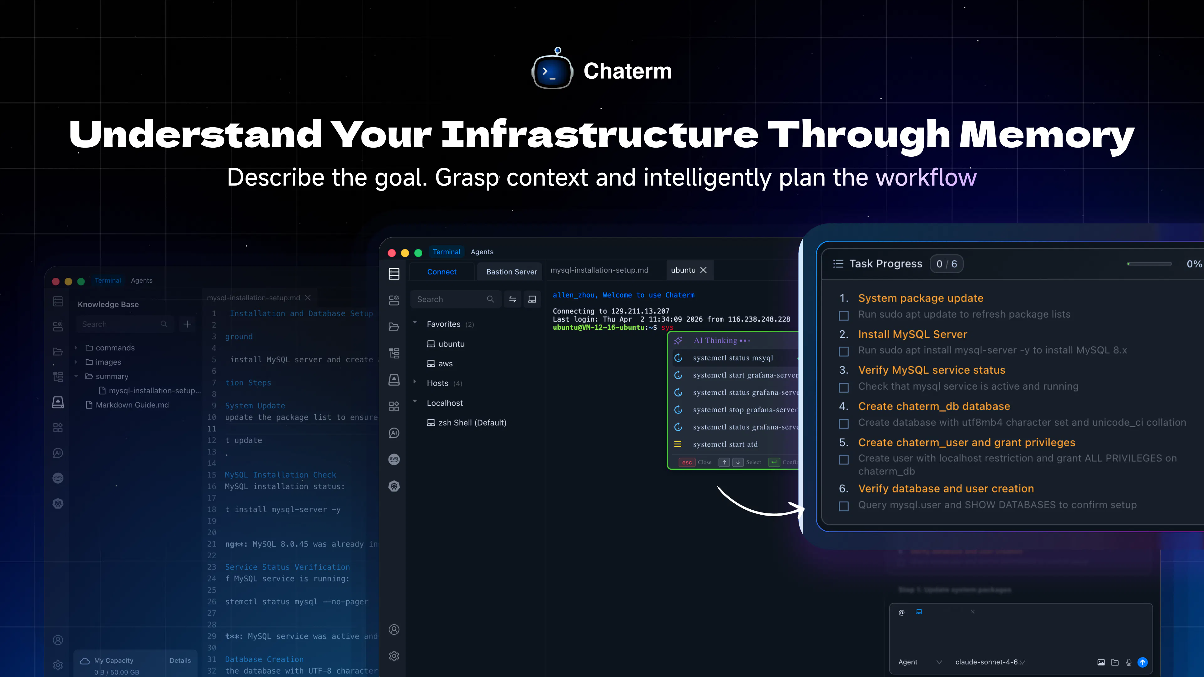 Chaterm: Deploy, fix, and automate your infra in one terminal | Product ...