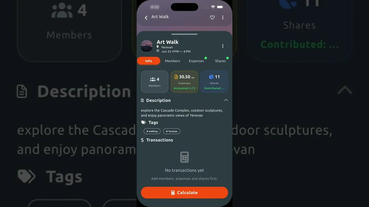 EventSplit gallery image