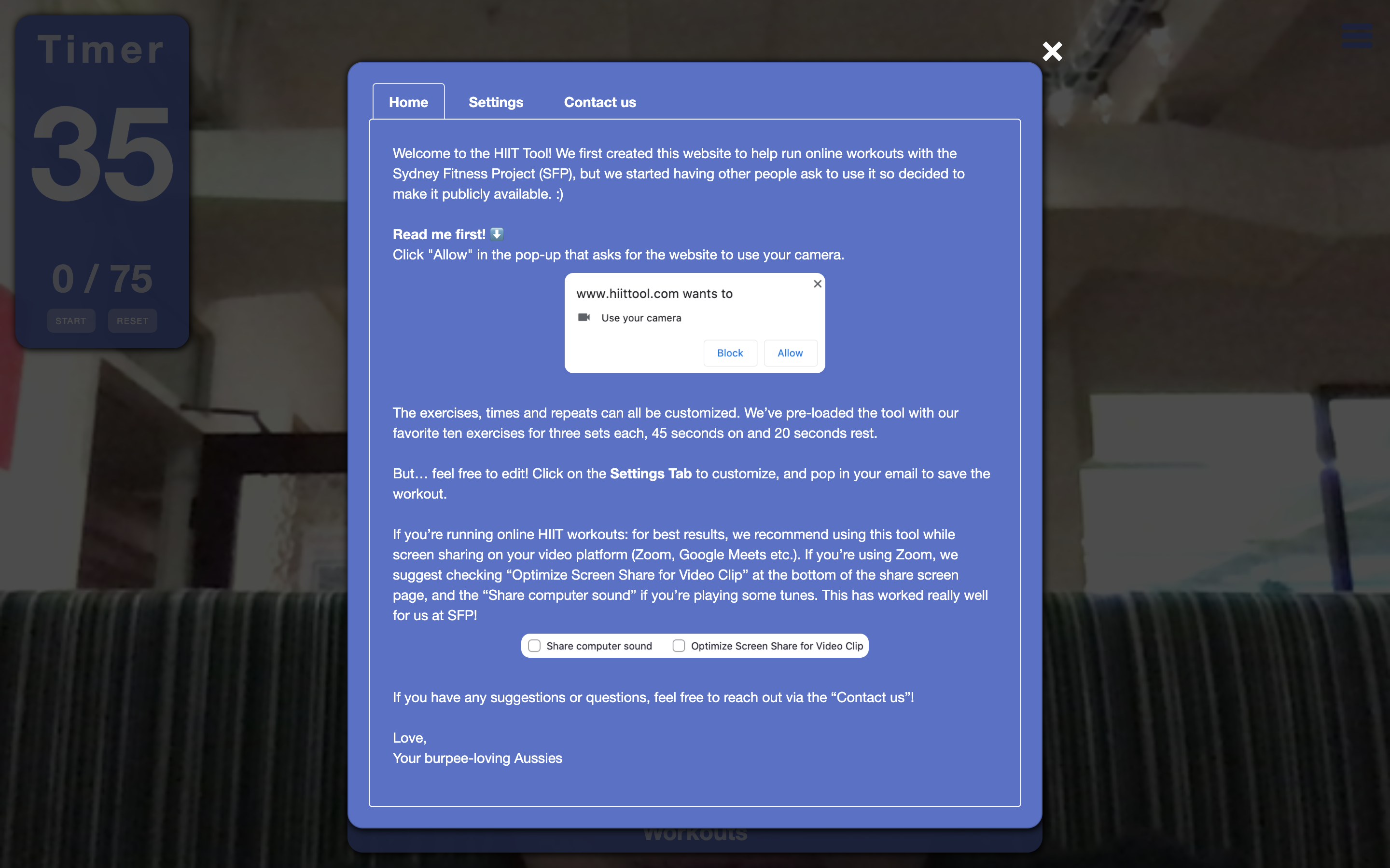 HIIT Workout Tool gallery image