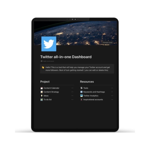 Twitter all-in-one dashboard media 1