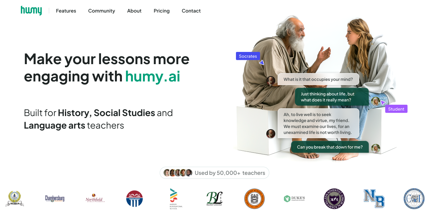 startuptile Humy.ai -Increase student engagement and help them develop new skills