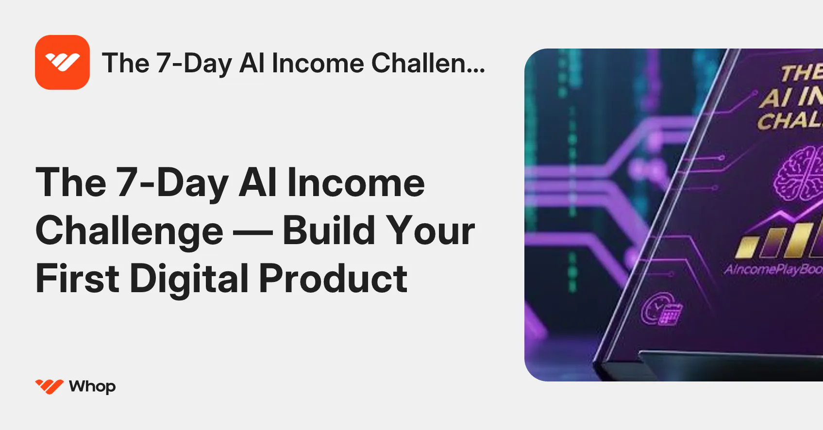 The 7-Day AI Income Challenge gallery image