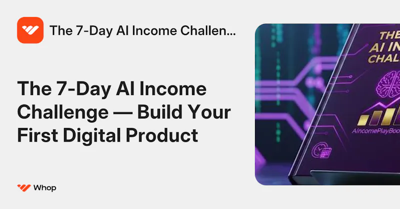The 7-Day AI Income Challenge screenshot 1