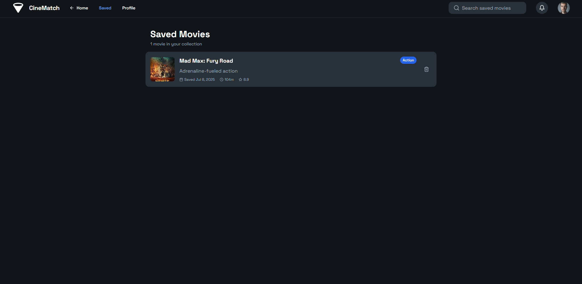 CineMatch gallery image