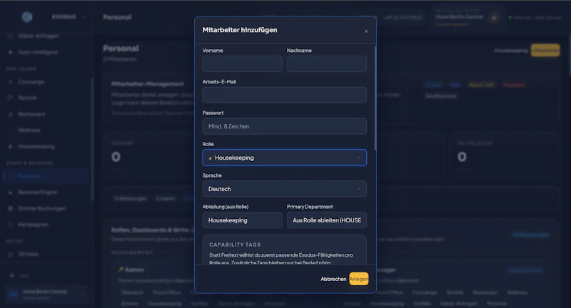 EXODUS Hotel Intelligence screenshot 29