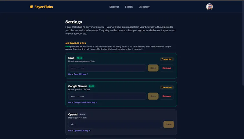 Foyer Picks screenshot 8