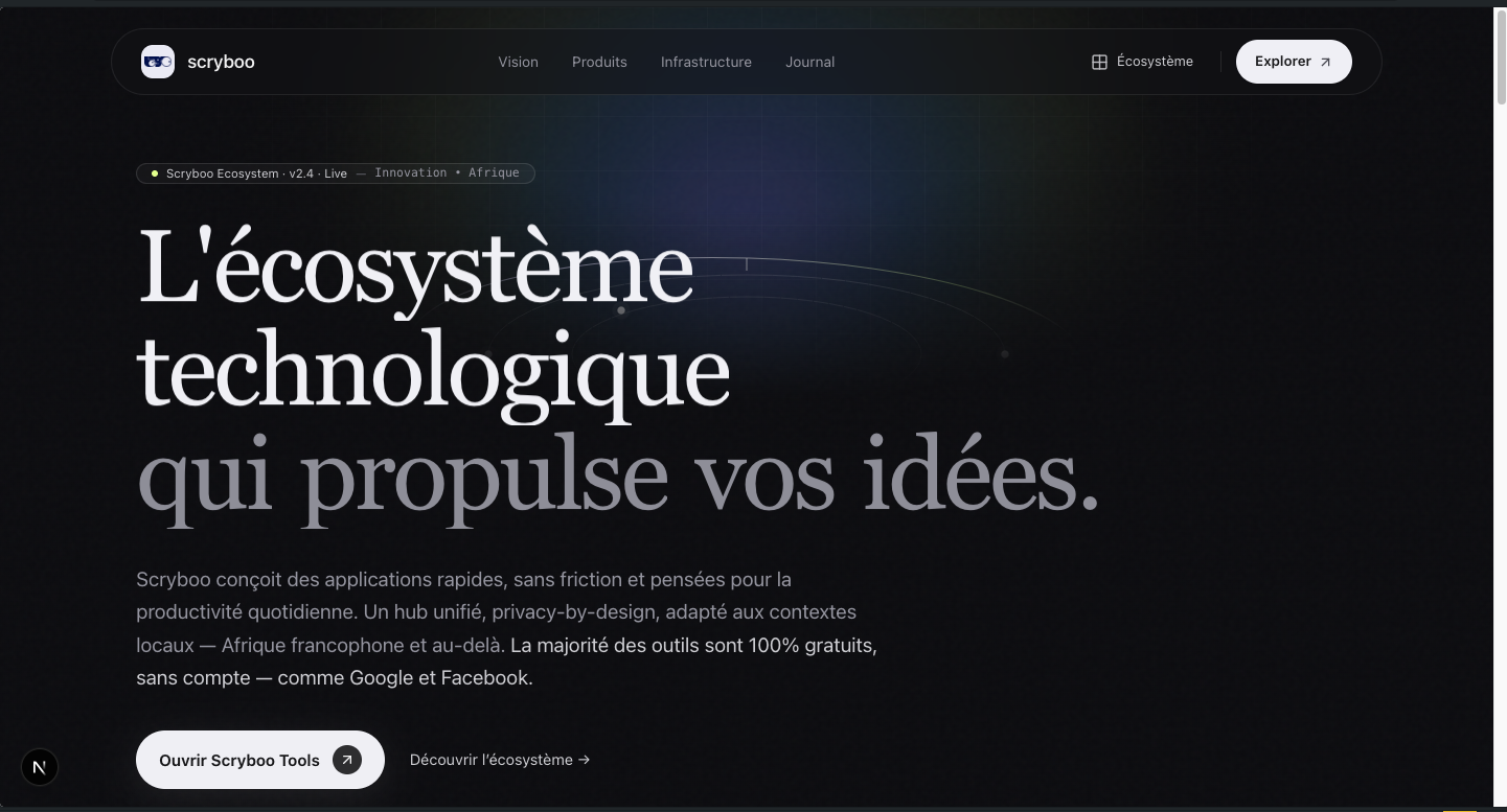 Scryboo - écosystème technologique gallery image
