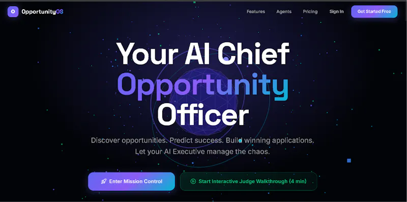 OpportunityOS AI screenshot 1