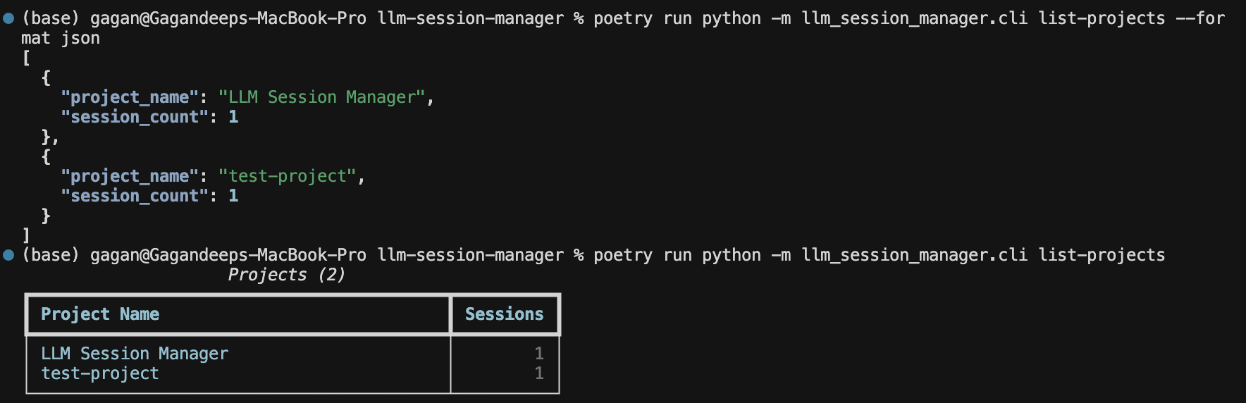 LLM Session Manager gallery image