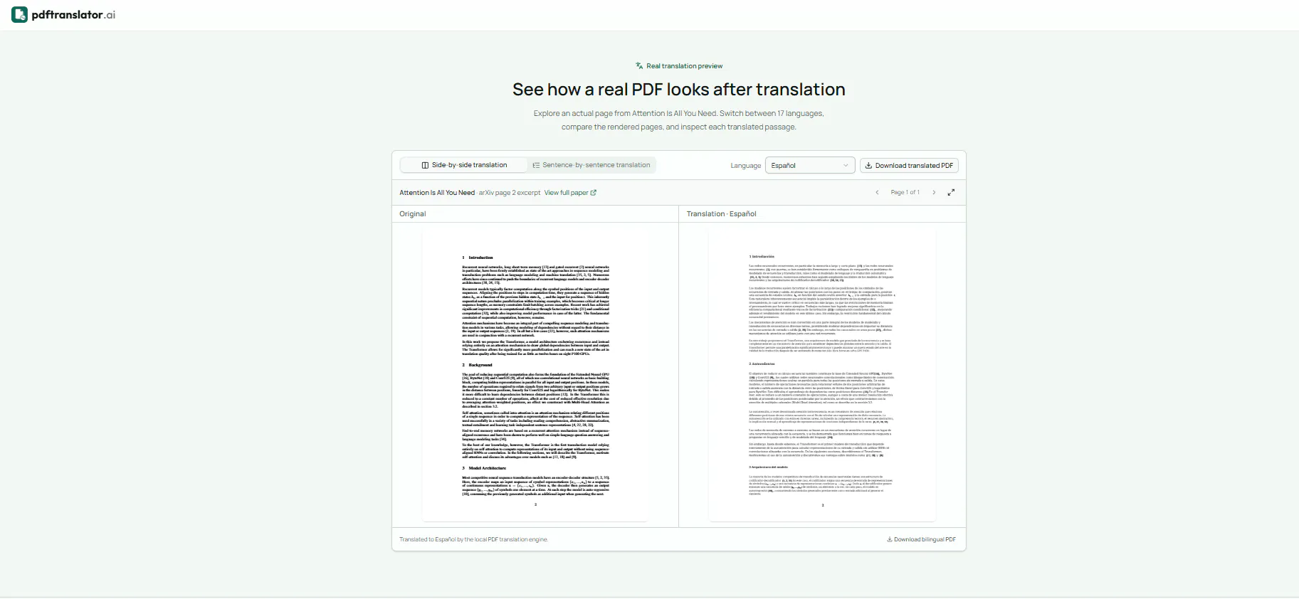 PDF Translator AI gallery image