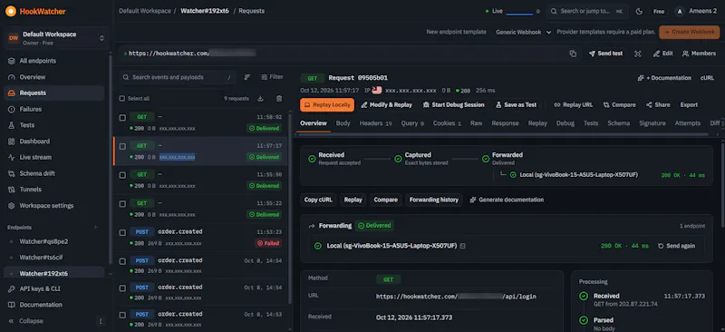 HookWatcher screenshot 3