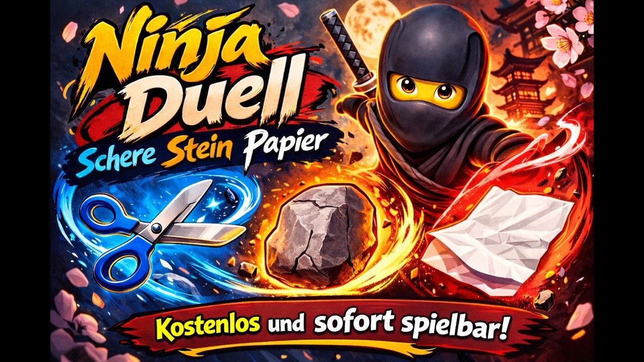 Ninja Duell - Schere Stein Papier gallery image