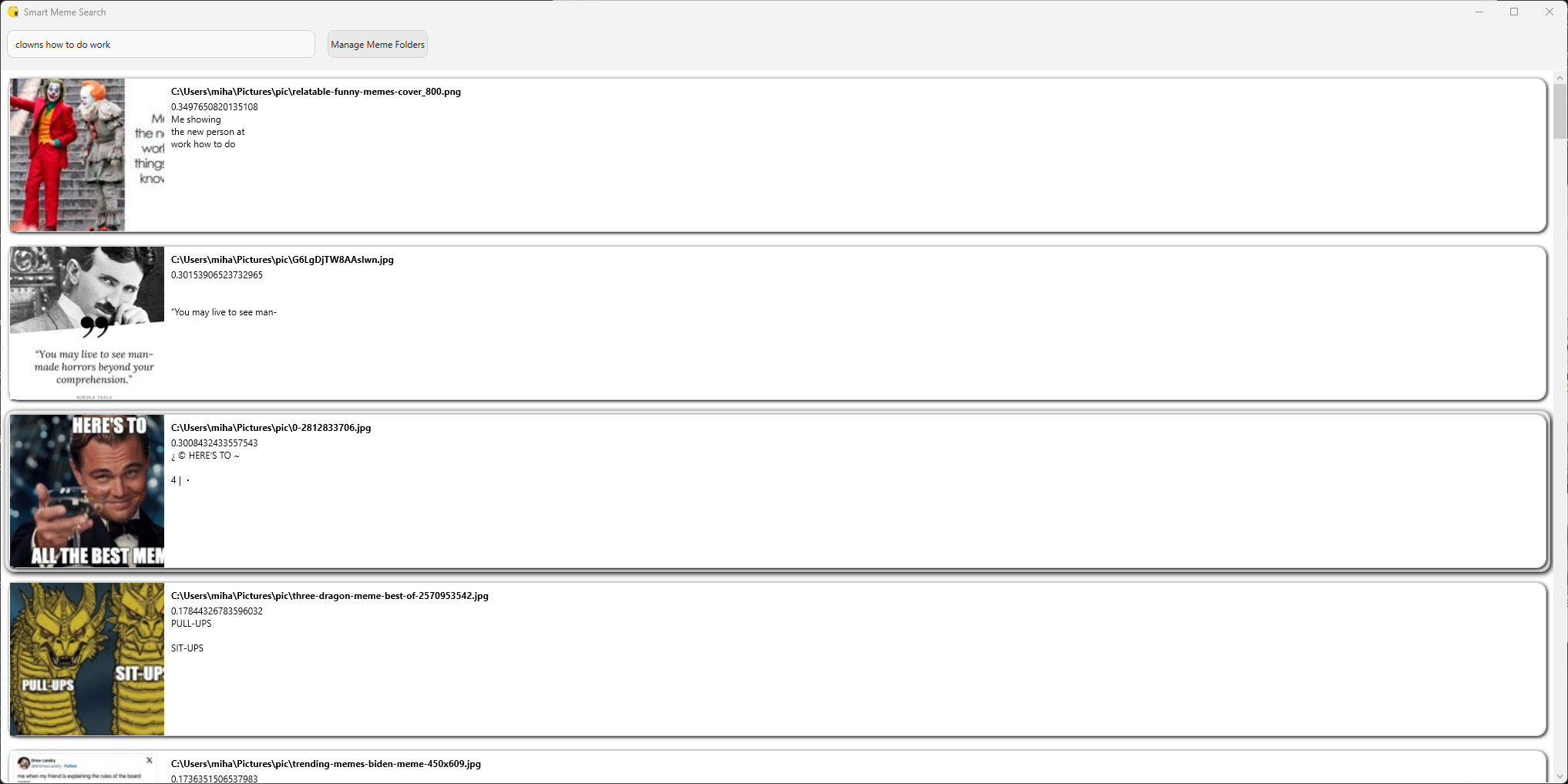 SmartMemeSearch Pro - Screenshot 2 showing product features and functionality