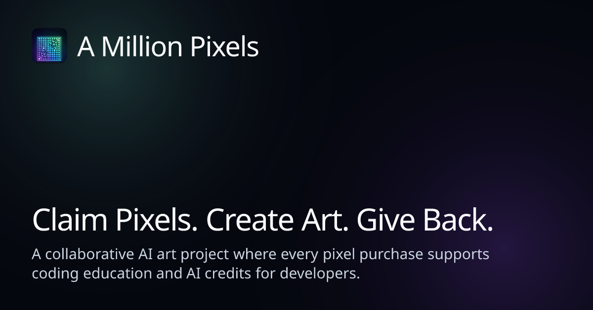 A Million Pixels gallery image