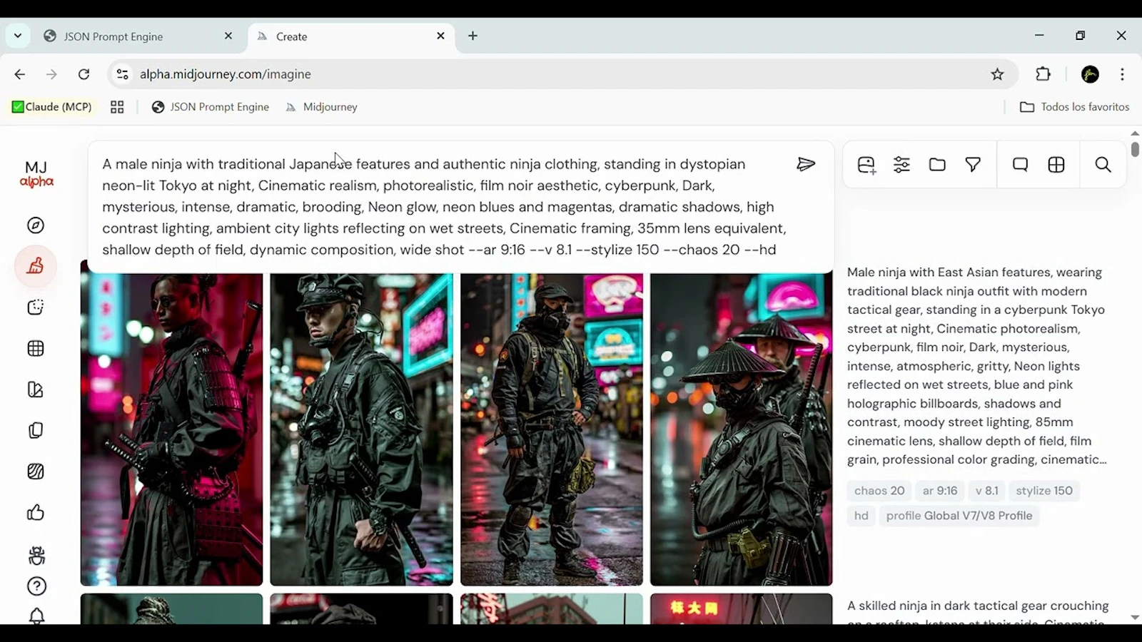 JSON Prompt Engine screenshot 1 (video preview)