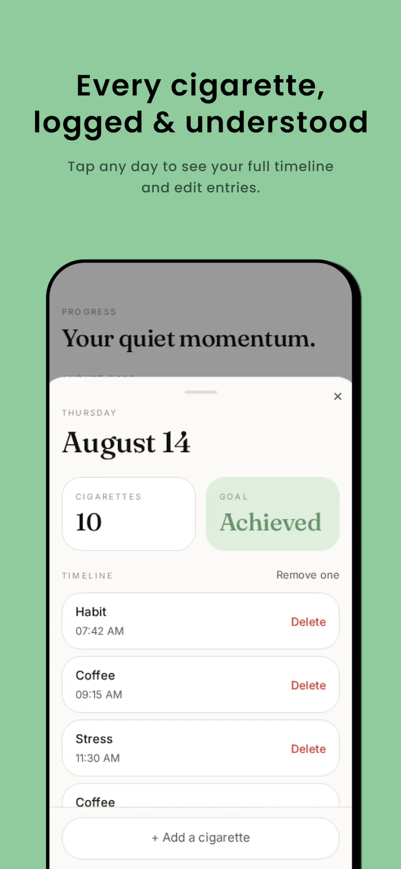Habitime — Track Your Smoking  screenshot 8