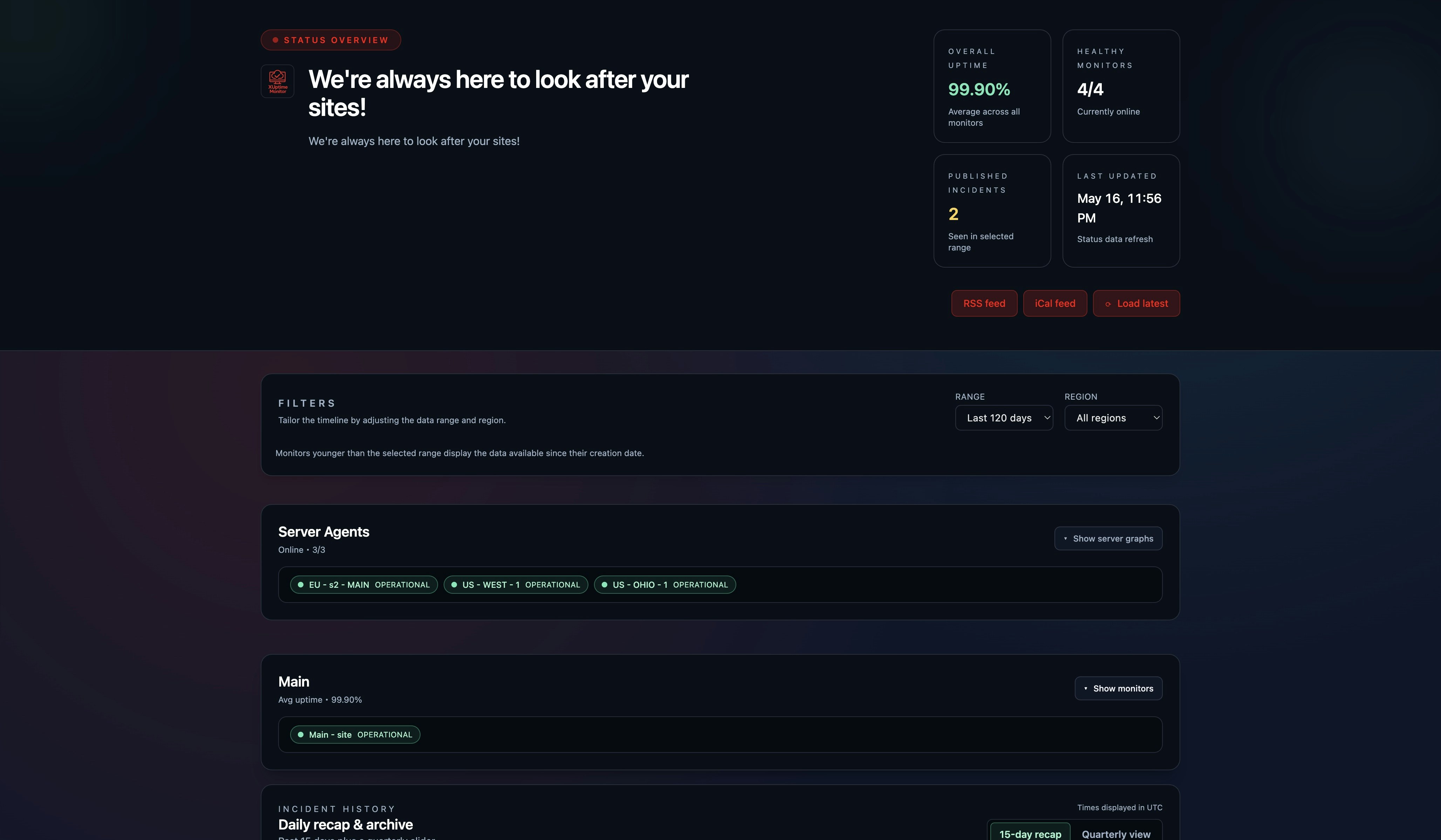 xUptimeMonitor gallery image