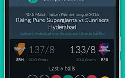 HW Cricket App | Fast Cricket scores media 2