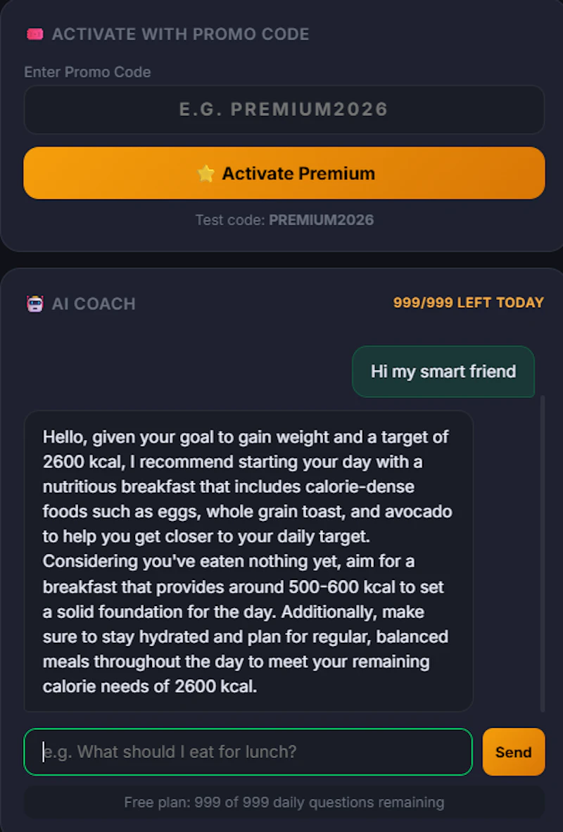 MyAiCalories screenshot 9