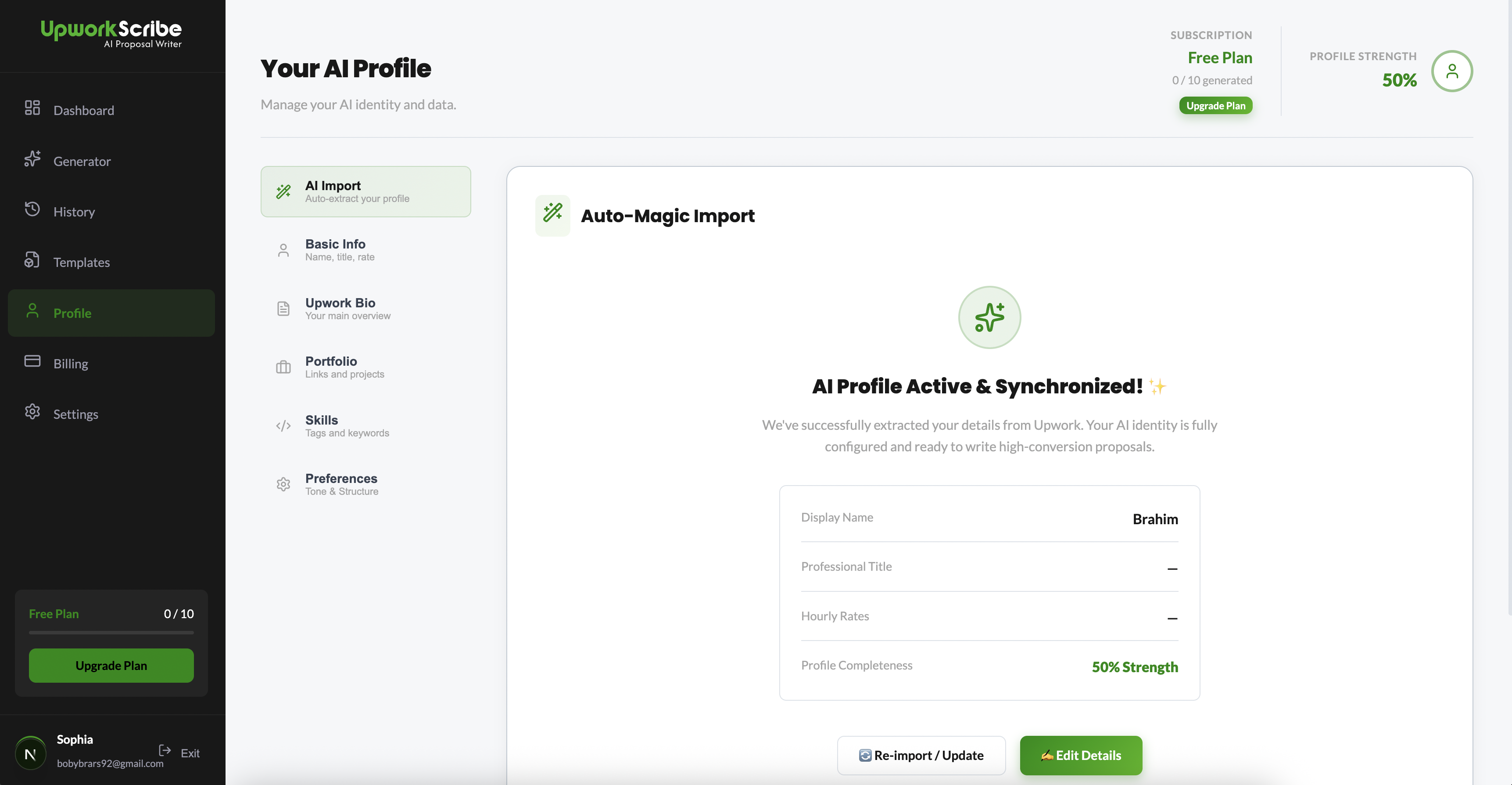 UpworkScribe gallery image