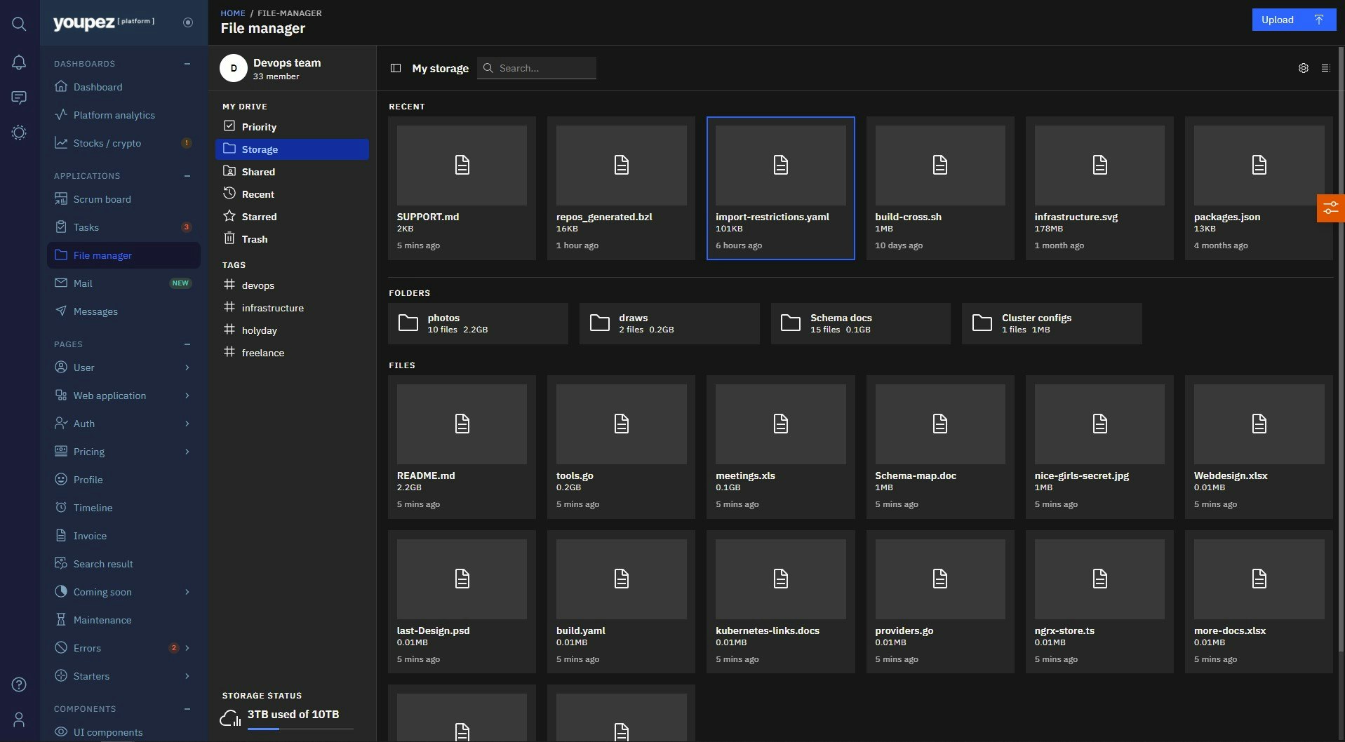 Youpez Admin UI with Angular gallery image