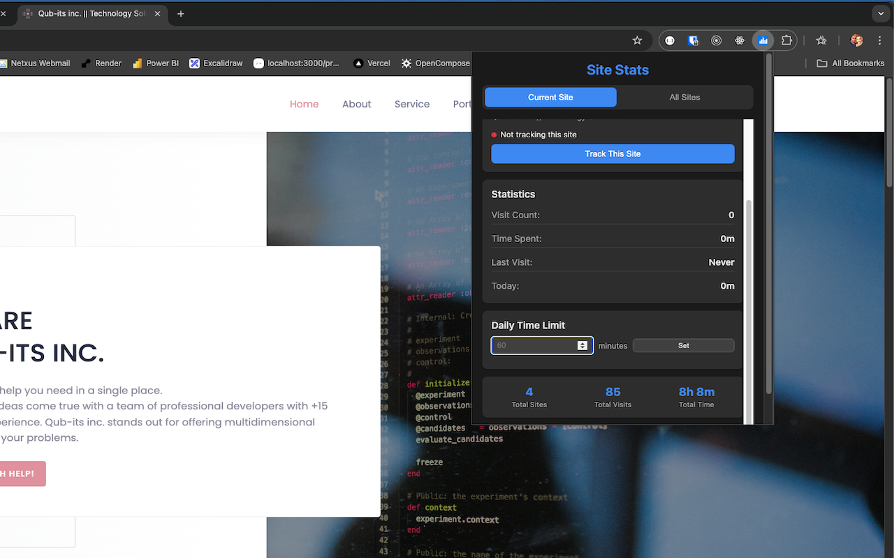 Media Mở rộng trình duyệt trang web chrome - Kiểm soát thời gian của bạn trực tuyến với các trang web chrome! 3