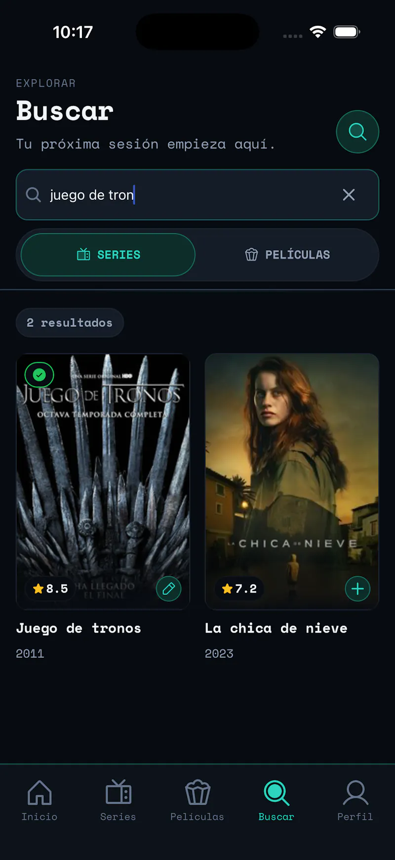 Binged: Movies and Series screenshot 2