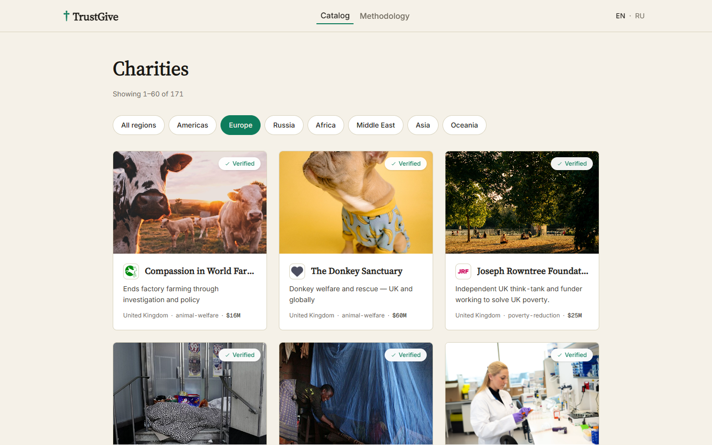 TrustGive — Verified charity discovery gallery image