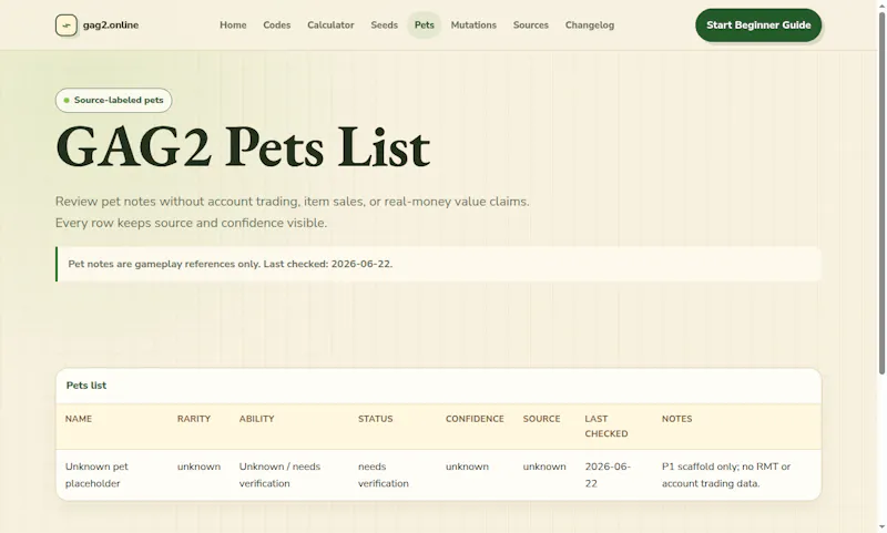 GAG2 Online screenshot 4