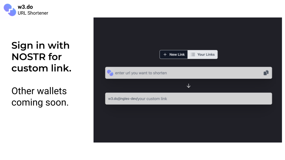 W3 URL Shortener - 快速，免费和分散的URL缩短器媒体2