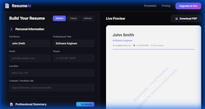 SmartResume gallery image