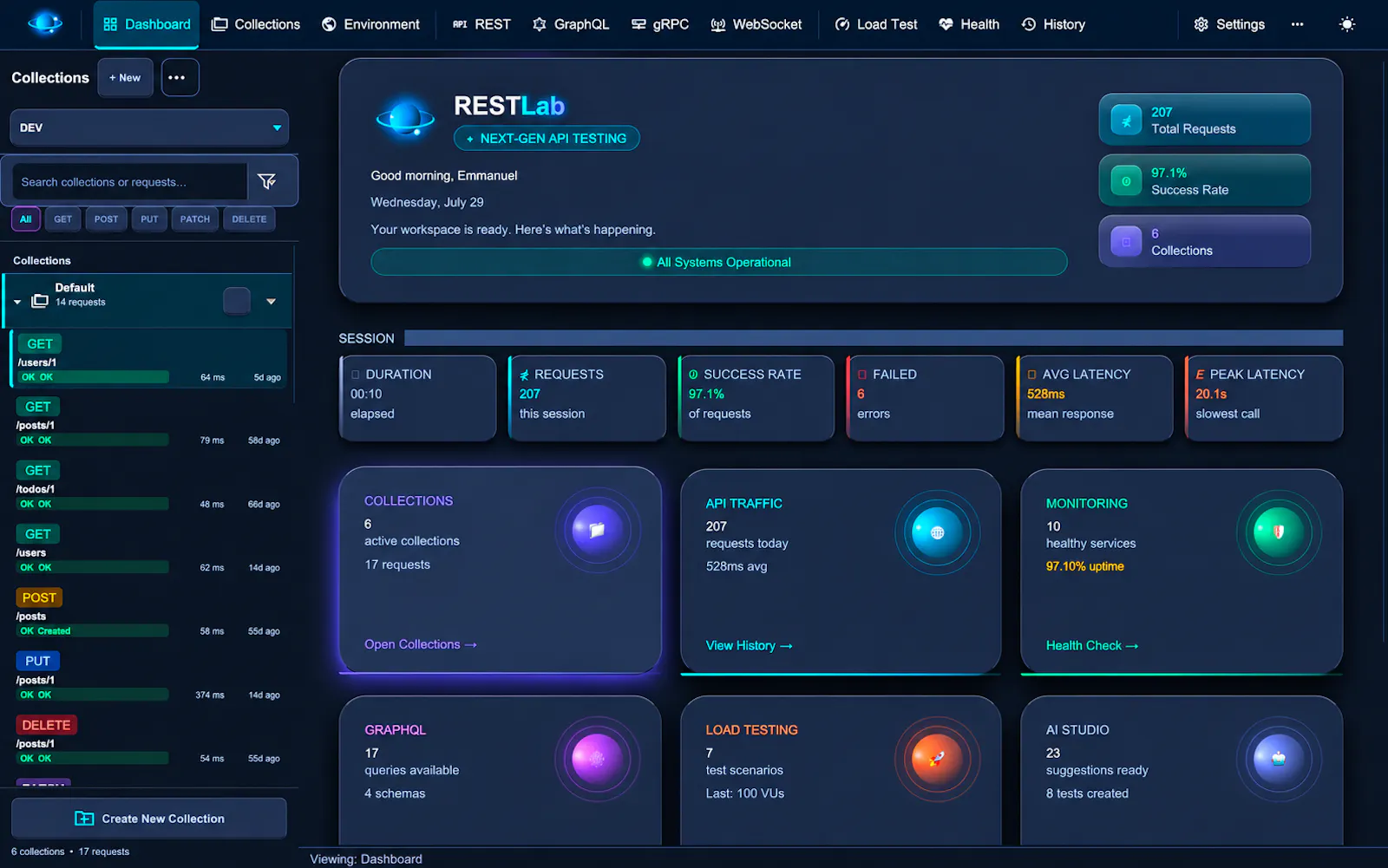 RESTLab  screenshot 1