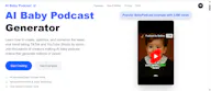 AI baby podcast generator