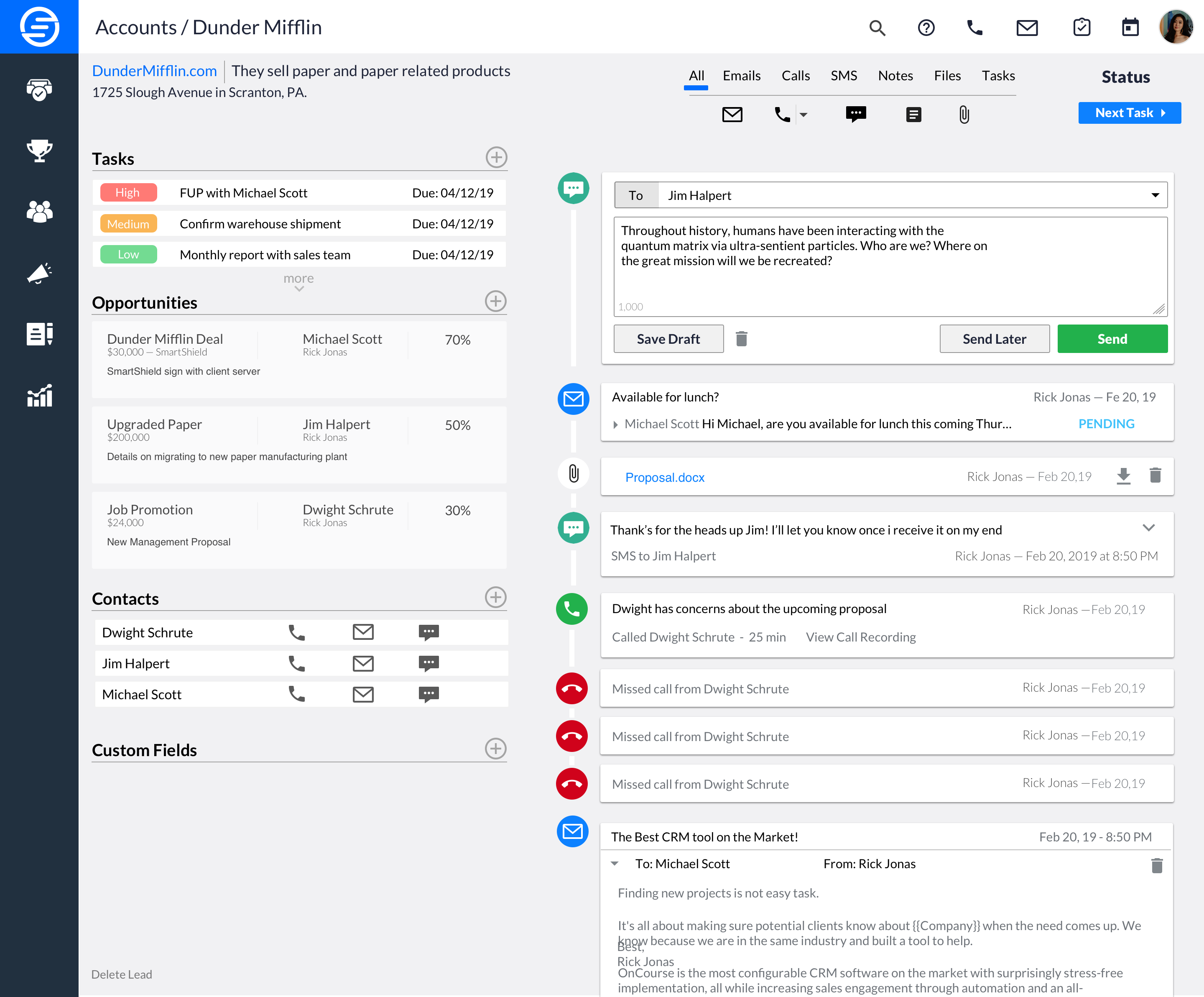 Oncourse CRM gallery image