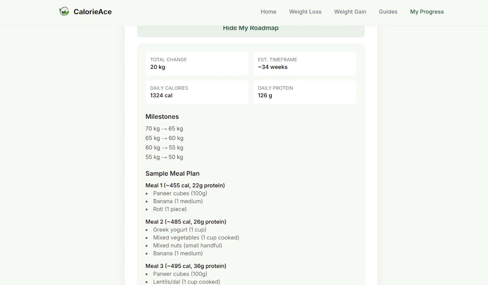 CalorieAce screenshot 7